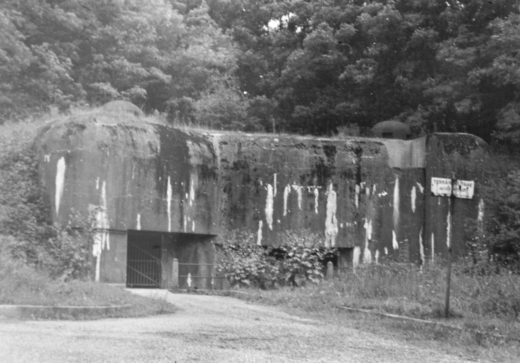 Ligne Maginot - KOBENBUSCH  - A13 - (Ouvrage d'artillerie) - Entrée des hommes
1962