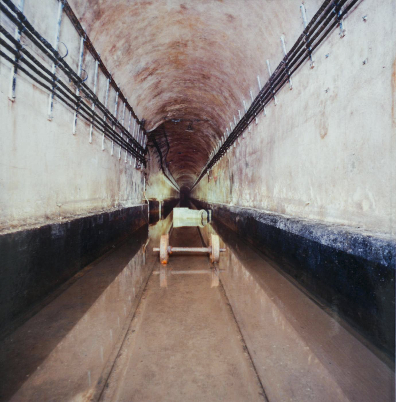Ligne Maginot - KOBENBUSCH  - A13 - (Ouvrage d'artillerie) - Montée en eau dans les galeries de l'ouvrage