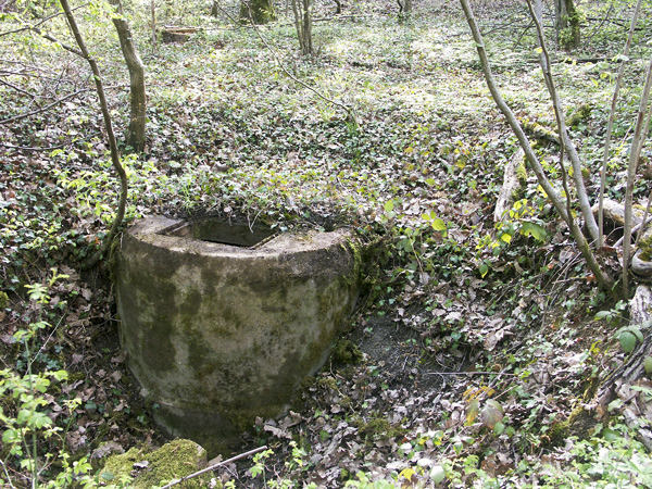 Ligne Maginot - KOBENBUSCH  - A13 - (Ouvrage d'artillerie) - Puits d'entrée des cables  - Vue exterieure
