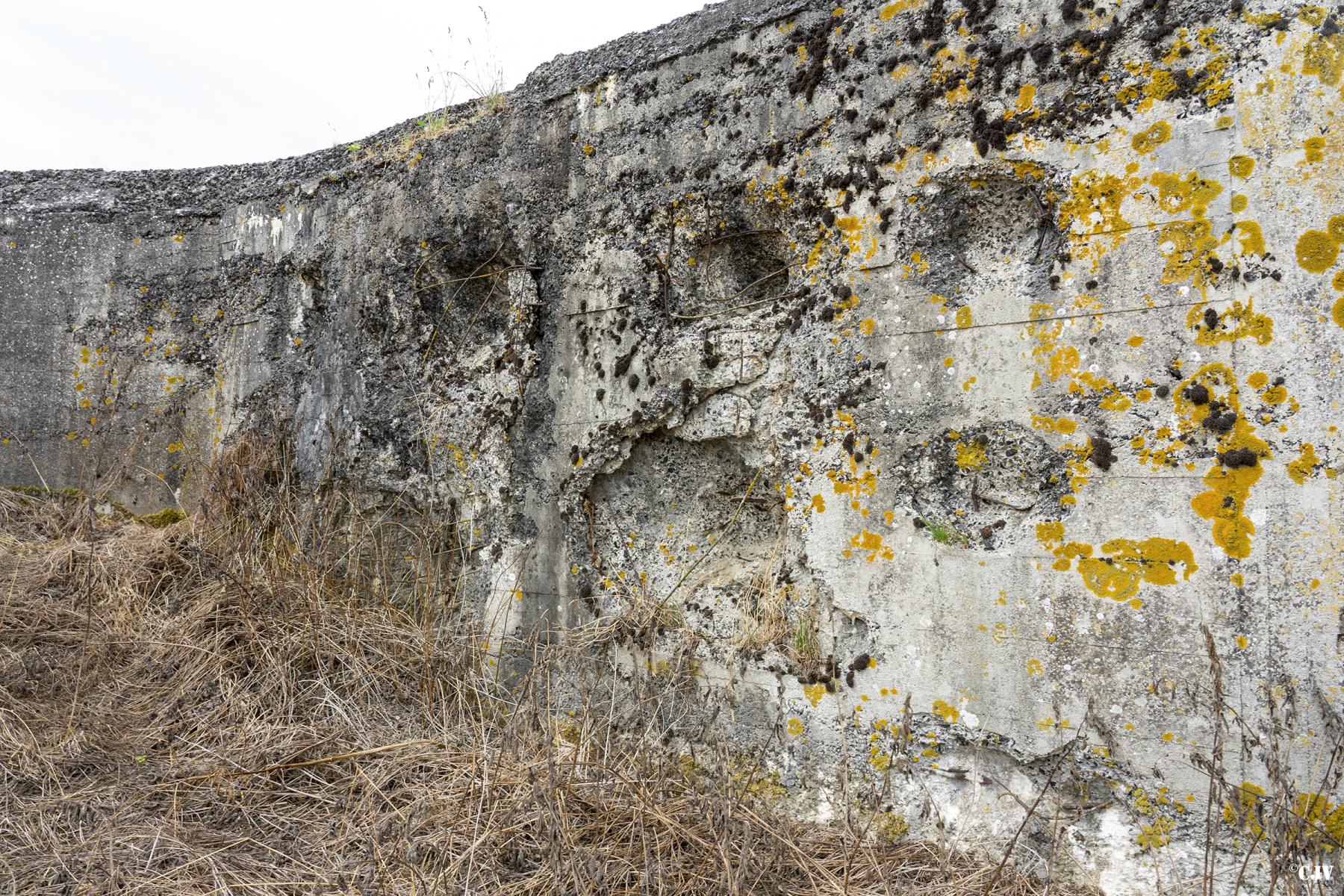 Ligne Maginot - A49 - GLYCINE - (Blockhaus lourd type STG / STG-FCR - Double) - Dégats - Lia VERMEULEN