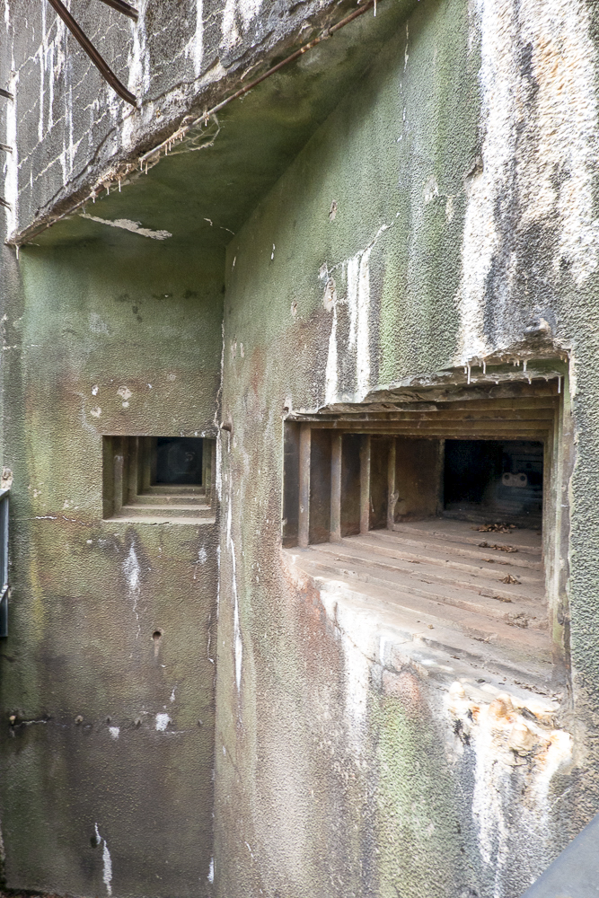 Ligne Maginot - GALGENBERG - A15 - (Ouvrage d'artillerie) - Entrée munitions
le créneau JM / AC et sa forme particulière