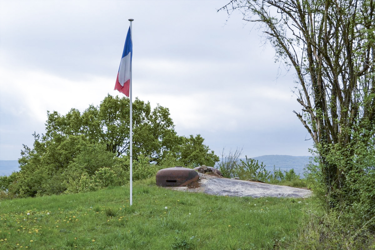 Ligne Maginot - GALGENBERG - A15 - (Ouvrage d'artillerie) - Bloc 5
On distingue le massif du Metrich, tandis que la végétation cache la chapelle du Hackenberg à l'horizon.