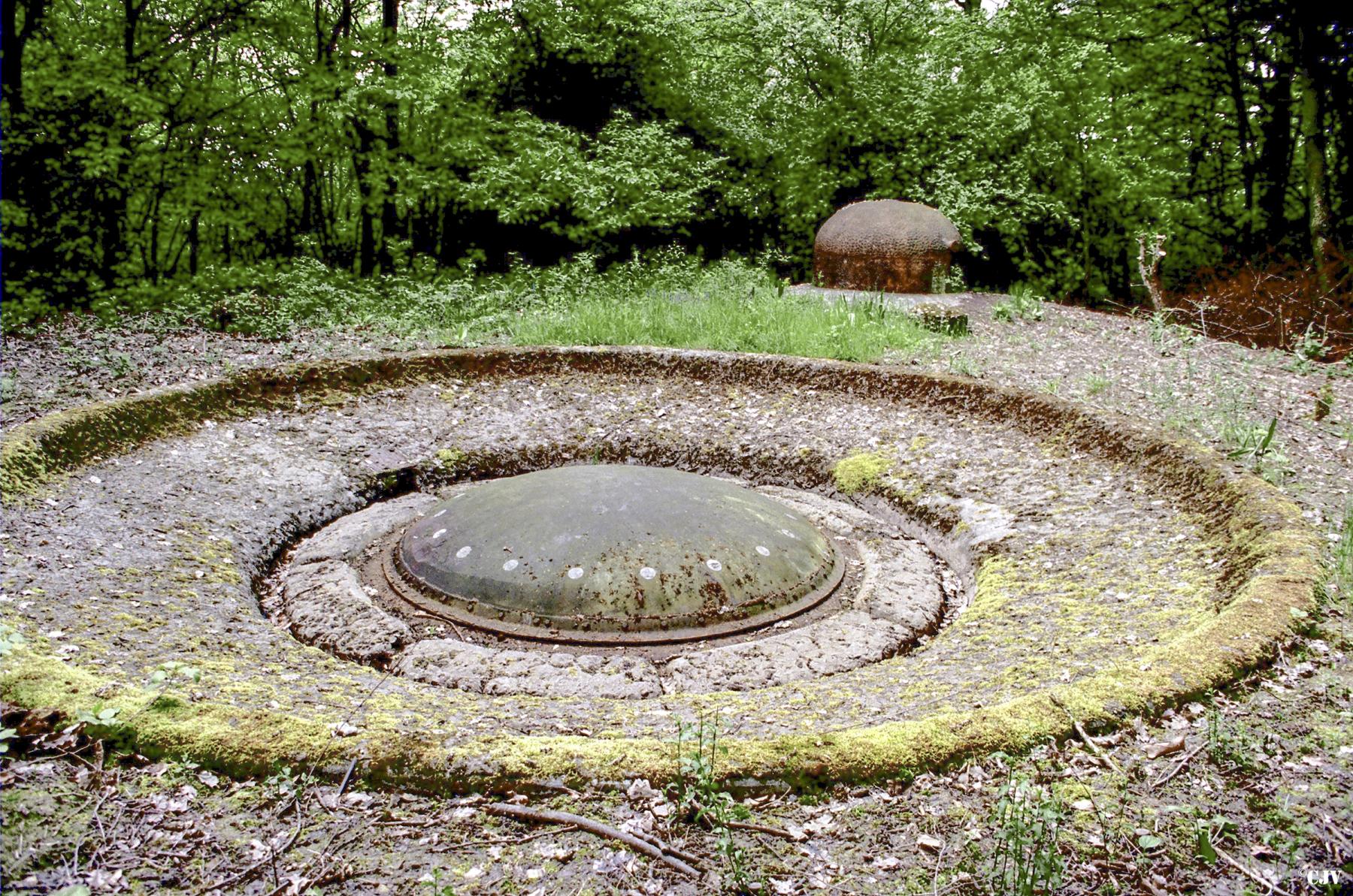 Ligne Maginot - GALGENBERG - A15 - (Ouvrage d'artillerie) - Bloc 4
Tourelle de mortiers de 81 mm