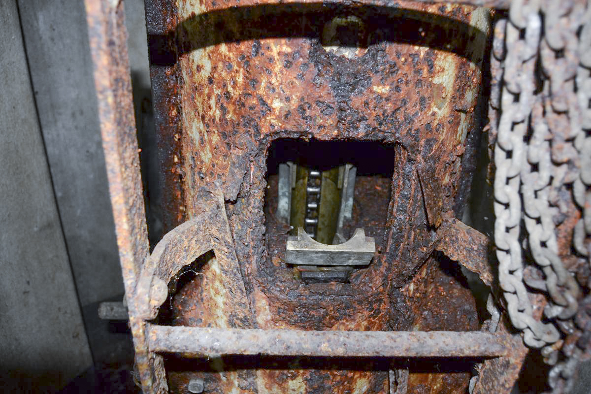 Ligne Maginot - GALGENBERG - A15 - (Ouvrage d'artillerie) - Bloc 6
Noria de la cloche LG