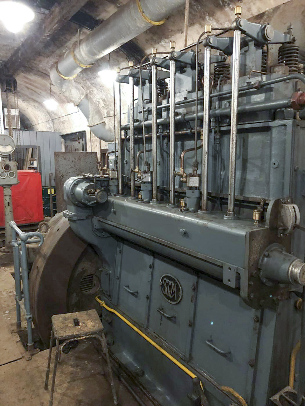 Ligne Maginot - GALGENBERG - A15 - (Ouvrage d'artillerie) - Usine électrique
Moteur n°4