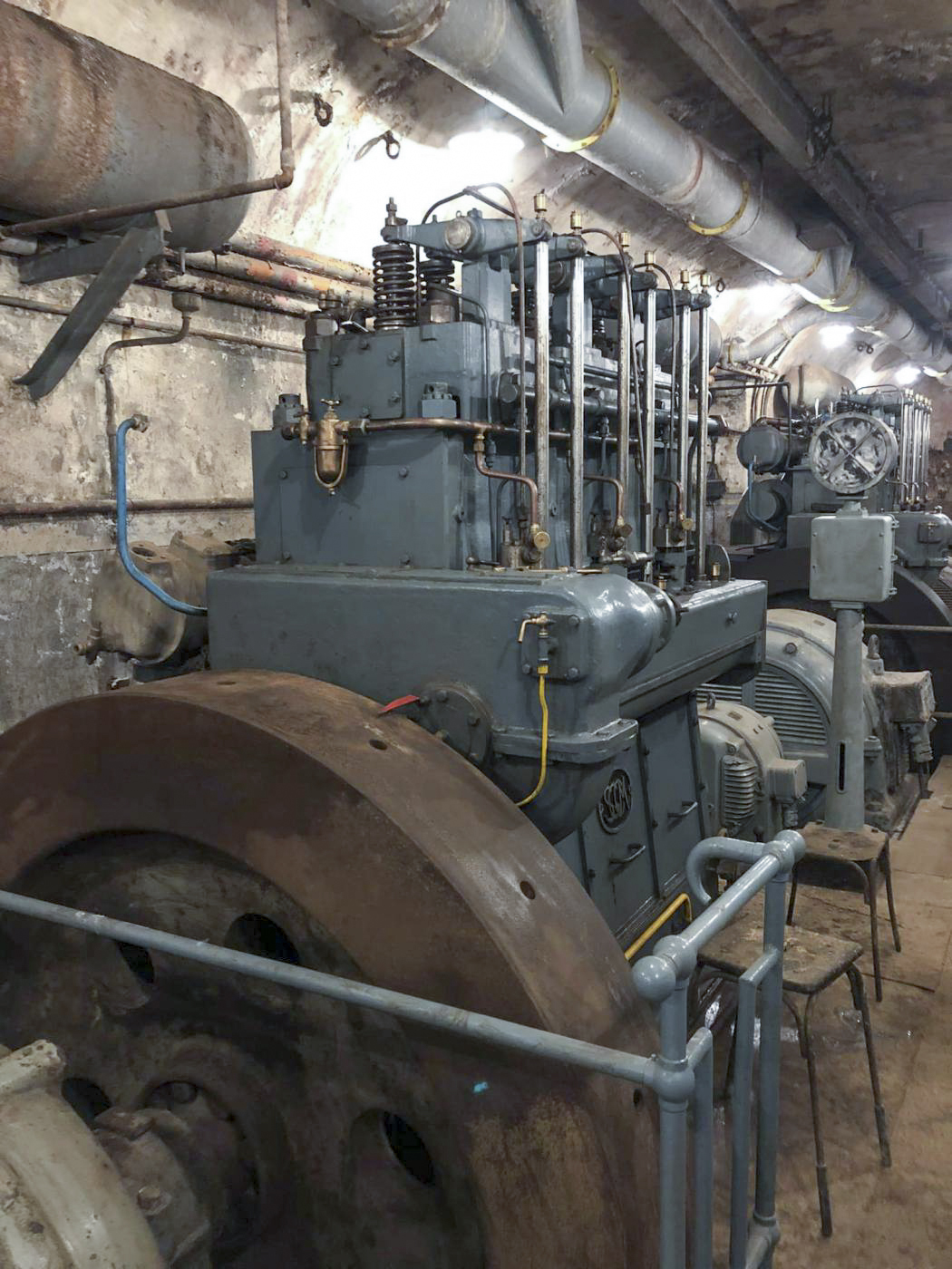 Ligne Maginot - GALGENBERG - A15 - (Ouvrage d'artillerie) - Usine électrique 
Moteur n°4