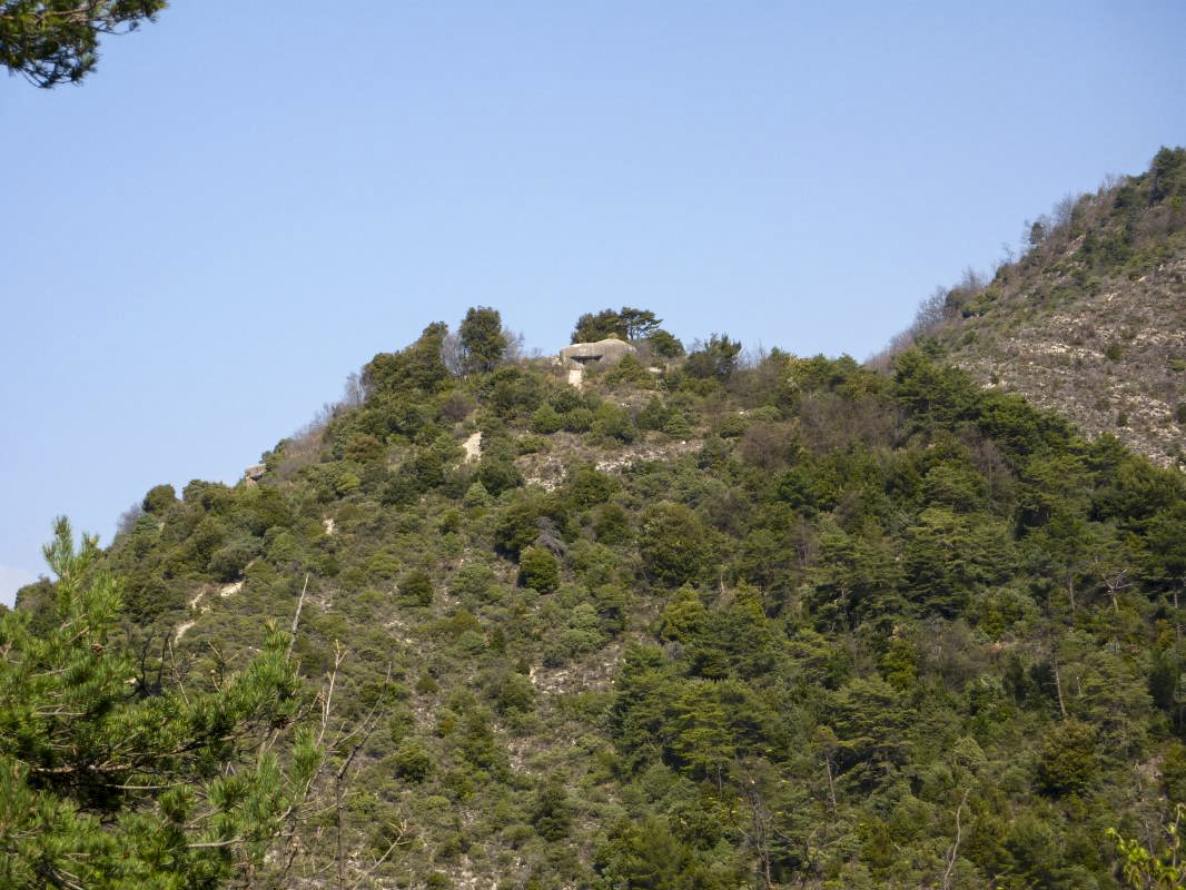 Ligne Maginot - COL DES BANQUETTES (EO7) - (Abri actif) - Vue de l'est. Le bloc 1 à droite et le bloc 3 à gauche - ELLENA-CUNY