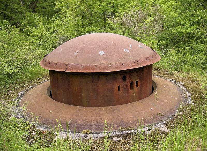 Ligne Maginot - OBERHEIDE - A14 - (Ouvrage d'infanterie) - La tourelle de mitrailleuses