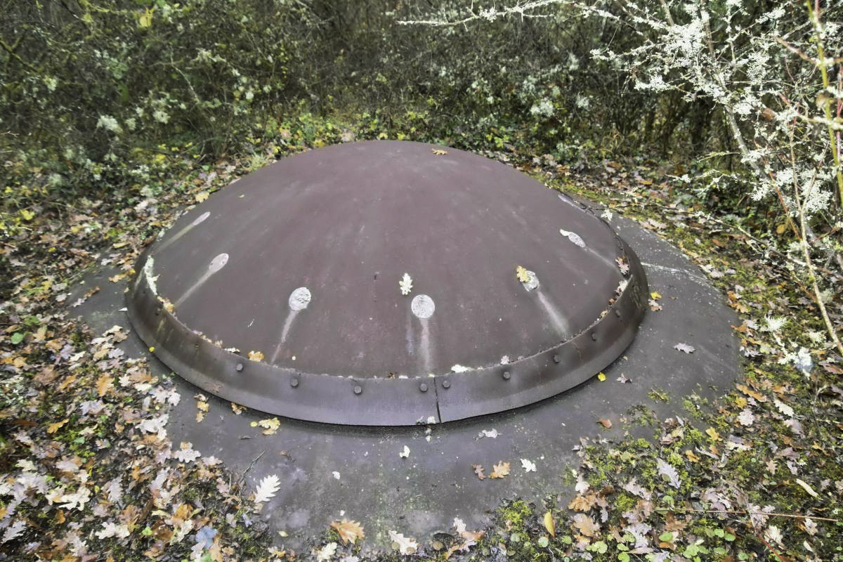 Ligne Maginot - OBERHEIDE - A14 - (Ouvrage d'infanterie) - Tourelle mitrailleuses