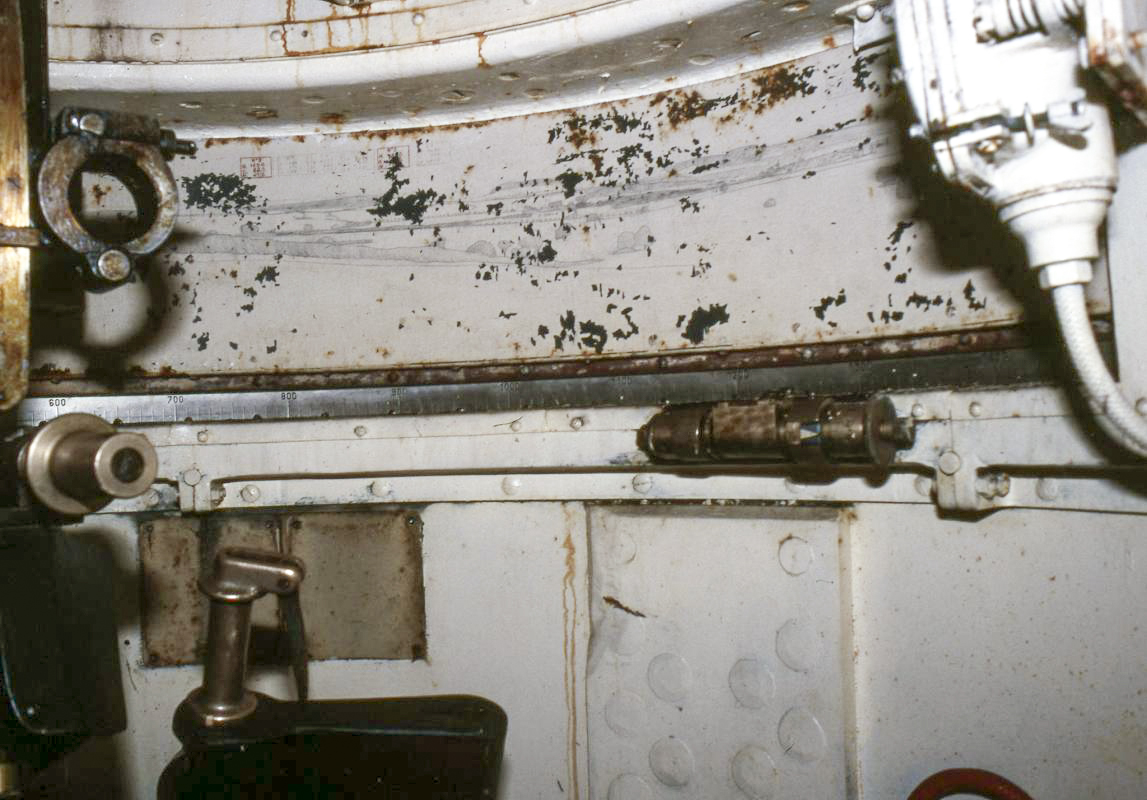 Ligne Maginot - OBERHEIDE - A14 - (Ouvrage d'infanterie) - Le panorama de la tourelle de mitrailleuses