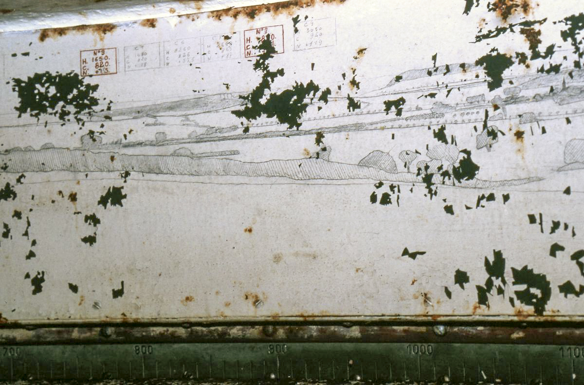 Ligne Maginot - OBERHEIDE - A14 - (Ouvrage d'infanterie) - Le panorama de la tourelle de mitrailleuses