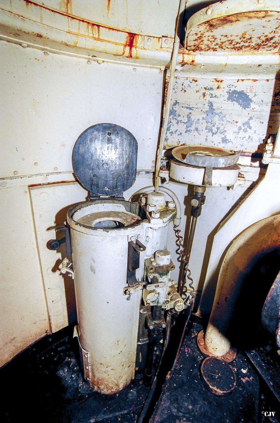Ligne Maginot - OBERHEIDE - A14 - (Ouvrage d'infanterie) - La chambre de tir de la tourelle de mitrailleuses