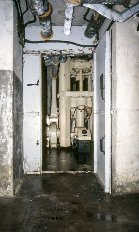 Ligne Maginot - OBERHEIDE - A14 - (Ouvrage d'infanterie) - L'accès à la tourelle de mitrailleuses