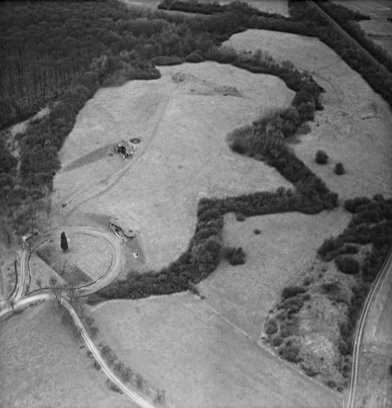 Ligne Maginot - IMMERHOF - A10 - (Ouvrage d'infanterie) - Photo aérienne de l'ouvrage en 1997 - Inconnu
