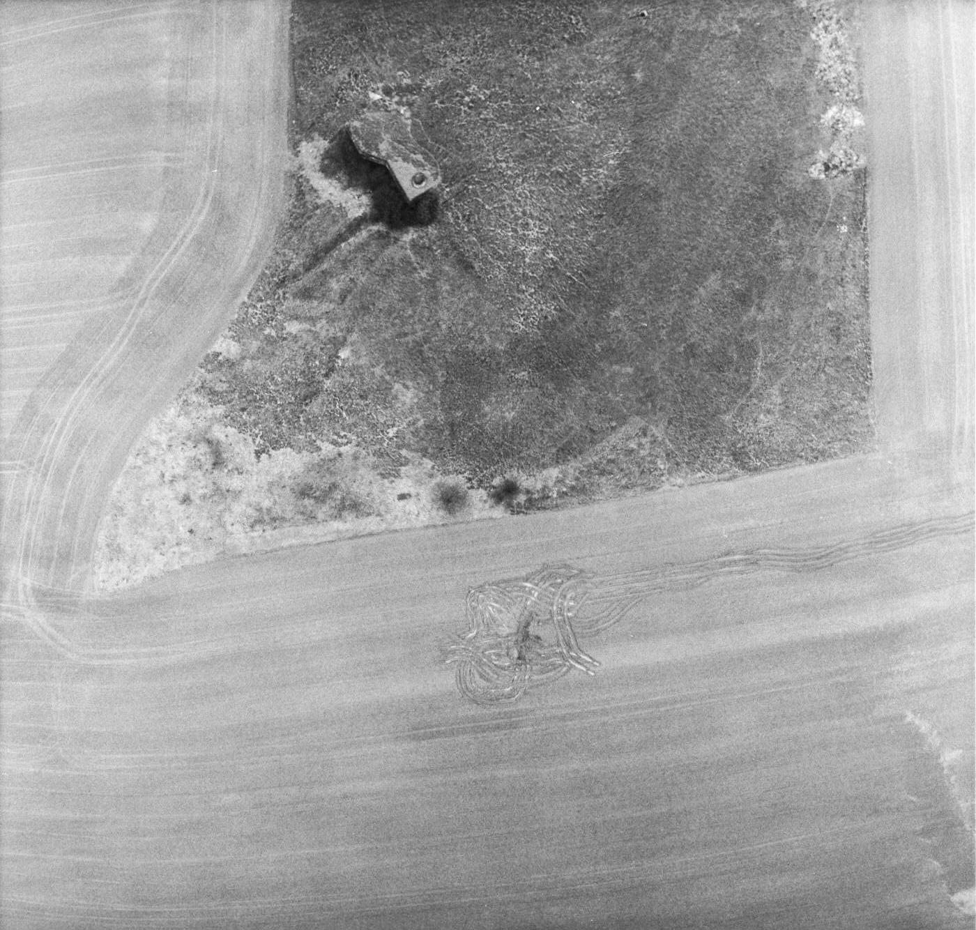 Ligne Maginot - NOUVEAU CRUSNES Est - C27 (Casemate d'infanterie - Simple) - Photo aérienne prise en 1997 - Inconnu