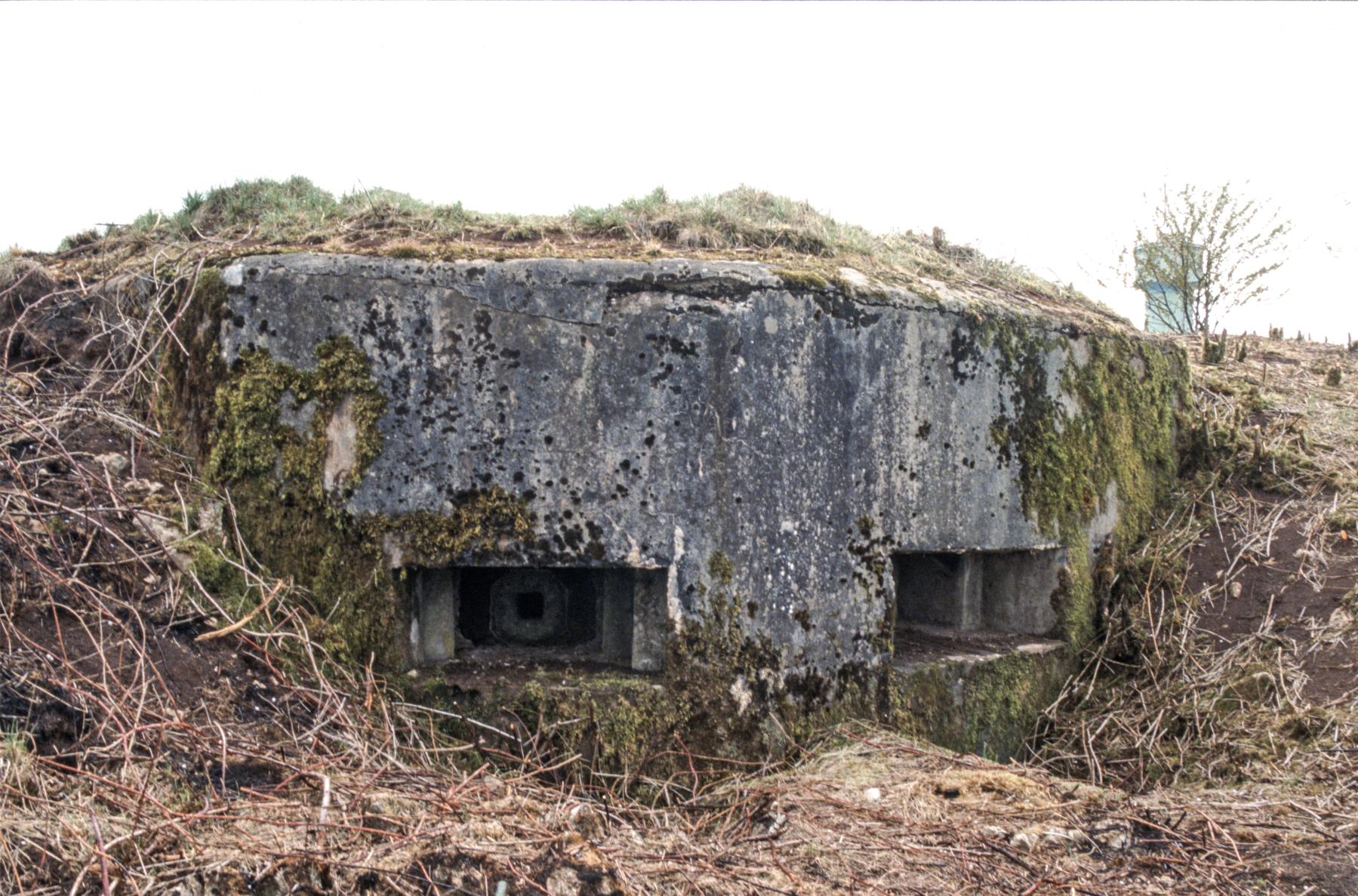 Ligne Maginot - M12B - KNOPP 3 - (Blockhaus pour arme infanterie) - La face avant - MANSUY Michel