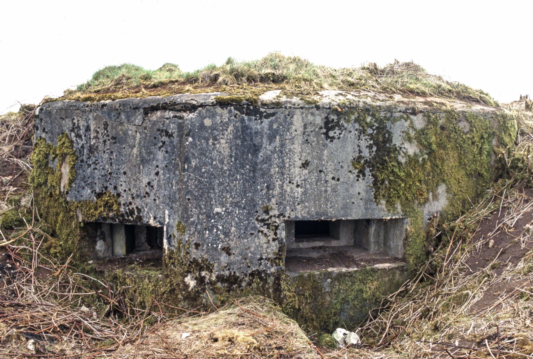 Ligne Maginot - M12B - KNOPP 3 - (Blockhaus pour arme infanterie) - La face avant - MANSUY Michel