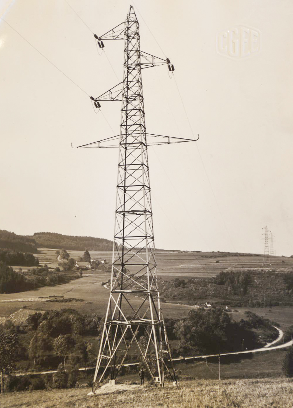 Ligne Maginot - ETIVAL - SAINTE BLAISE - Ligne CENE 65 KV Etival Sainte Blaise - CGEE - Trindel
