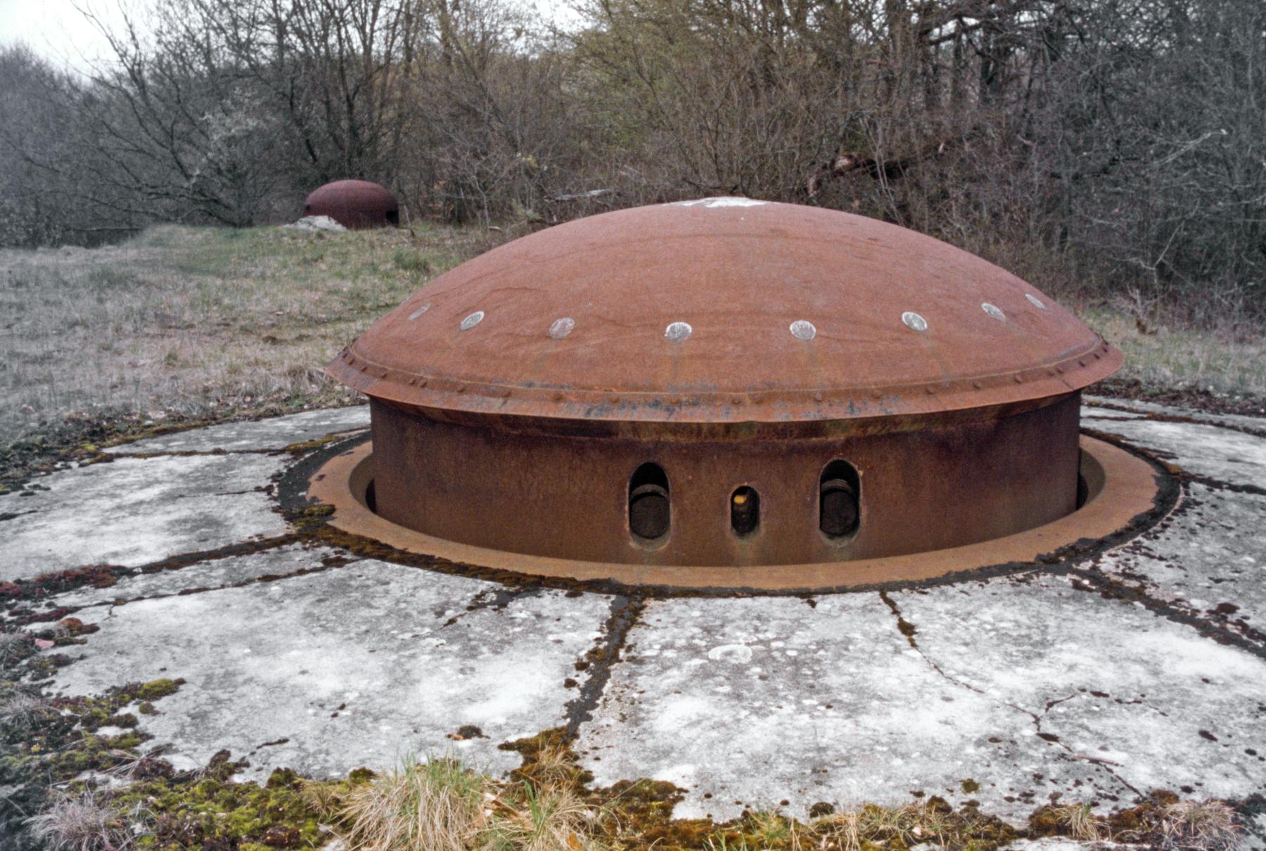 Ligne Maginot - BILLIG - A18 - (Ouvrage d'artillerie) - Bloc 4
Tourelle de 75 R 32 - MANSUY Michel