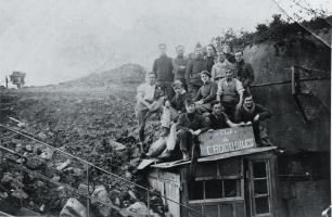 Ligne Maginot - HETTANGE GRANDE - O9 - (Observatoire d'artillerie) - L'équipage de O9 en 1939-40. 