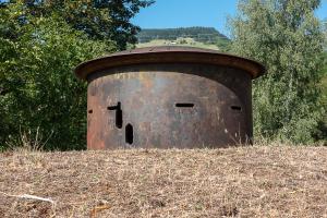 Ligne Maginot - VULMIS OU VULMIX - (Position d'artillerie préparée) - Tourelle mitrailleuse de droite