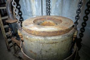 Ligne Maginot - VULMIS OU VULMIX - (Position d'artillerie préparée) - Contrepoids de la tourelle mitrailleuse de droite