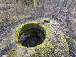 Ligne Maginot - CT58 - (Cuve pour arme d'infanterie) - Vue d'ensemble de l'encuvement pour tourelle démontable STG 1935-37