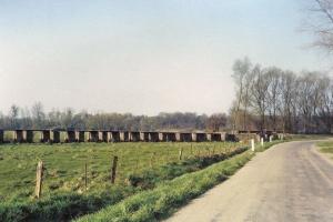 Ligne Maginot - GOMELANGE - (Inondation défensive) - L'ouvrage de vidange avant sa destruction
