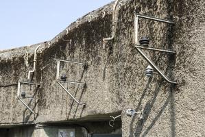 Ligne Maginot - IMMERHOF - A10 - (Ouvrage d'infanterie) - Bloc d'entrée
Supports d'antenne 
