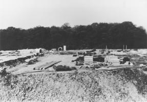 Ligne Maginot - IMMERHOF - A10 - (Ouvrage d'infanterie) - Photo de la construction de l'ouvrage
Vue du chantier, un depot