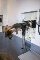 Ligne Maginot - SCHOENENBOURG - (Ouvrage d'artillerie) - Entrée des munitions
FM en position de tir