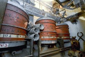 Ligne Maginot - BILMETTE - X26 - (Abri) - La salle des filtres, qui sert pour neutraliser les gaz de combat en cas d'attaque extérieure.