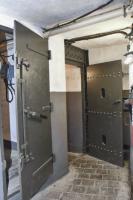 Ligne Maginot - SENTZICH - A16 - (Ouvrage d'infanterie) - Porte blindée intérieure avec créneau pour fusil ou FM, et à gauche la porte de la chambre de tir