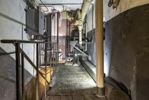 Ligne Maginot - SENTZICH - A16 - (Ouvrage d'infanterie) -  Encore dans le bloc Sud au niveau de la cloche GFM (Guet fusil-mitrailleur).