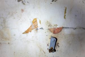 Ligne Maginot - SCHOENENBOURG - (Ouvrage d'artillerie) - Bloc 4
Graffitis dans la chambrée
