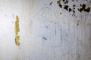 Ligne Maginot - SCHOENENBOURG - (Ouvrage d'artillerie) - Bloc 4
Graffitis dans la chambrée
