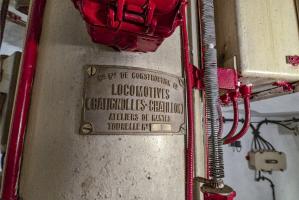 Ligne Maginot - SENTZICH - A16 - (Ouvrage d'infanterie) - La tourelle à sa plaque signalétique portant le numéro 1