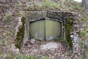 Ligne Maginot - SENTZICH - A16 - (Ouvrage d'infanterie) - Niches pour le stockage de mines, devant l'ouvrage