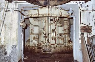 Ligne Maginot - ROCHONVILLERS - A8 - (Ouvrage d'artillerie) - Bloc 2
Tourelle pour deux tubes de 75 mle 33