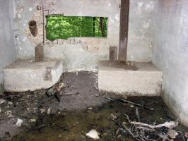 Ligne Maginot - METRICH - (Blockhaus pour canon) - L'intérieur.
