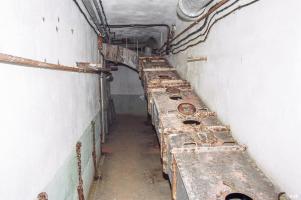 Ligne Maginot - METRICH - A17 - (Ouvrage d'artillerie) - Bloc 1
Le convoyeur à rouleaux pour l'évacuation des douilles