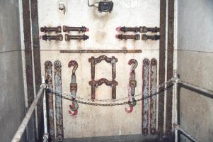 Ligne Maginot - METRICH - A17 - (Ouvrage d'artillerie) - Bloc 8
Matériel pour le verrouillage de la tourelle