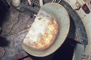 Ligne Maginot - METRICH - A17 - (Ouvrage d'artillerie) - Impressions de la chambre de tir d'une des deux tourelles de mitrailleuses