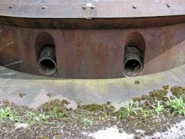Ligne Maginot - METRICH - A17 - (Ouvrage d'artillerie) - Bloc 11
Embrasures de la tourelle obusiers de 135.