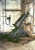 Ligne Maginot - METRICH - A17 - (Ouvrage d'artillerie) - Bloc 15
Mortier de 81 mm
Actuellement exposé dans le musée de l'ouvrage de Schoenenbourg (AALMA)
