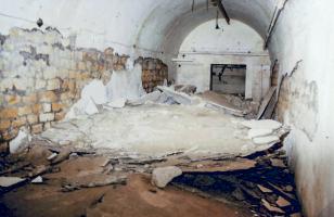 Ligne Maginot - METRICH - A17 - (Ouvrage d'artillerie) - La caserne 
Soulèvement du radier sous la poussée de l'anhydrite 