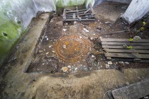 Ligne Maginot - C5B - WEIHER 2 - (Blockhaus pour canon) - La plaque tournante