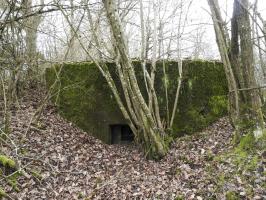 Ligne Maginot - VALETTE NORD OUEST - (Blockhaus pour arme infanterie) - La façade de tir vers l'est.