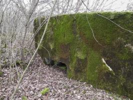 Ligne Maginot - VALETTE NORD OUEST - (Blockhaus pour arme infanterie) - La façade de tir vers l'Ouest.