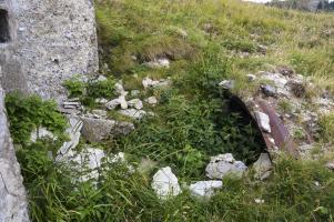 Ligne Maginot - COL DE RAUS (CR) - (Ouvrage d'infanterie) - Bloc 1 et tranchée couverte T2
